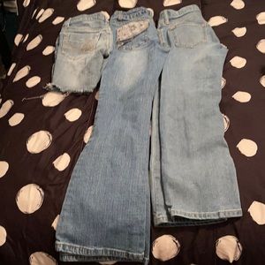 3 for $25 Jeans & 1 Pair Shorts Lei/ Old Navy Little Girls Blue Jeans
